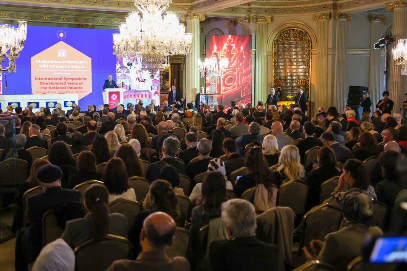İstanbul'da "Millî Sarayların Yüzyılı" uluslararası sempozyumu açılış töreni yapıldı;