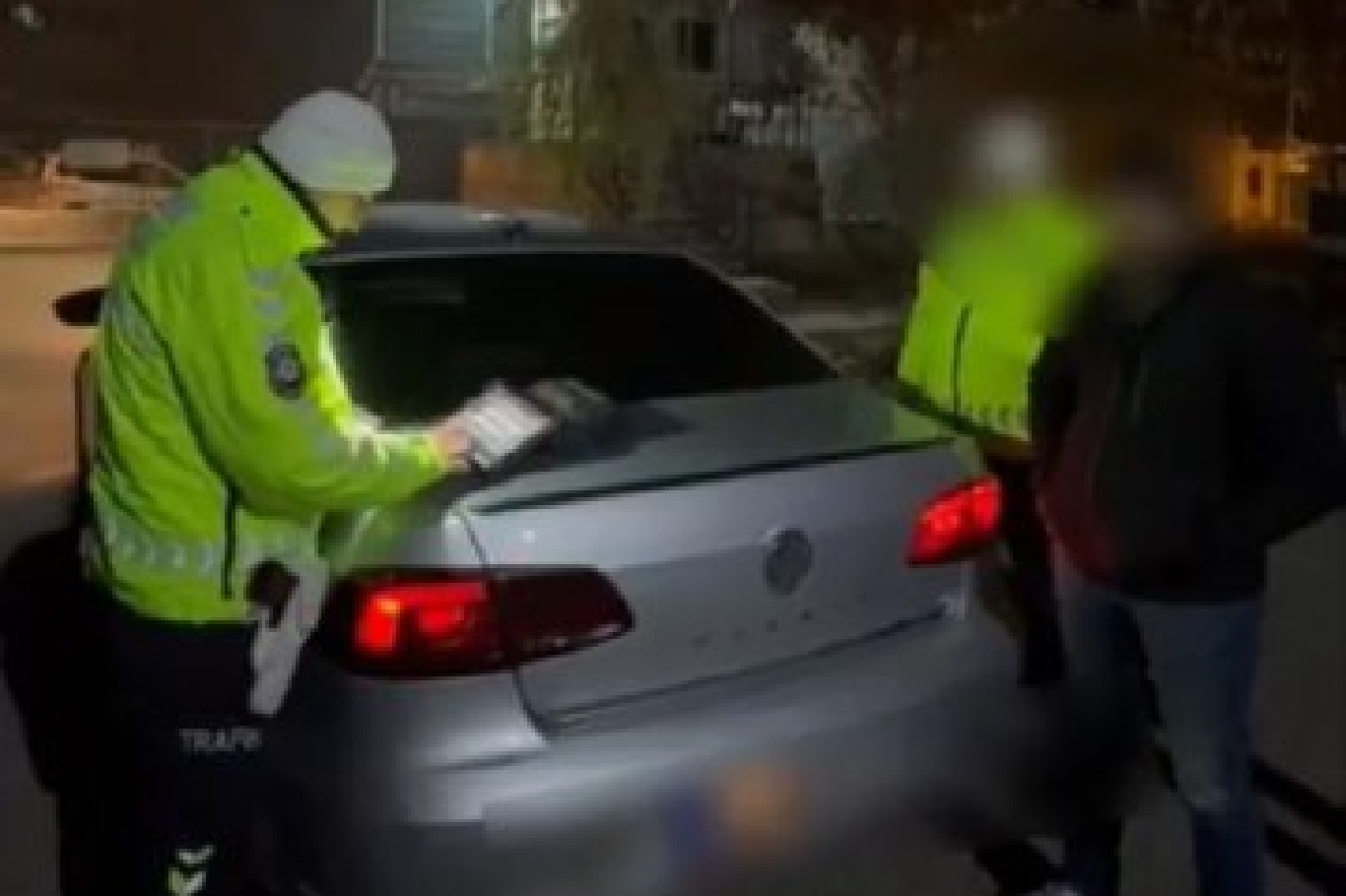 Ağrı’da drift atan sürücüye cezai işlem uygulandı