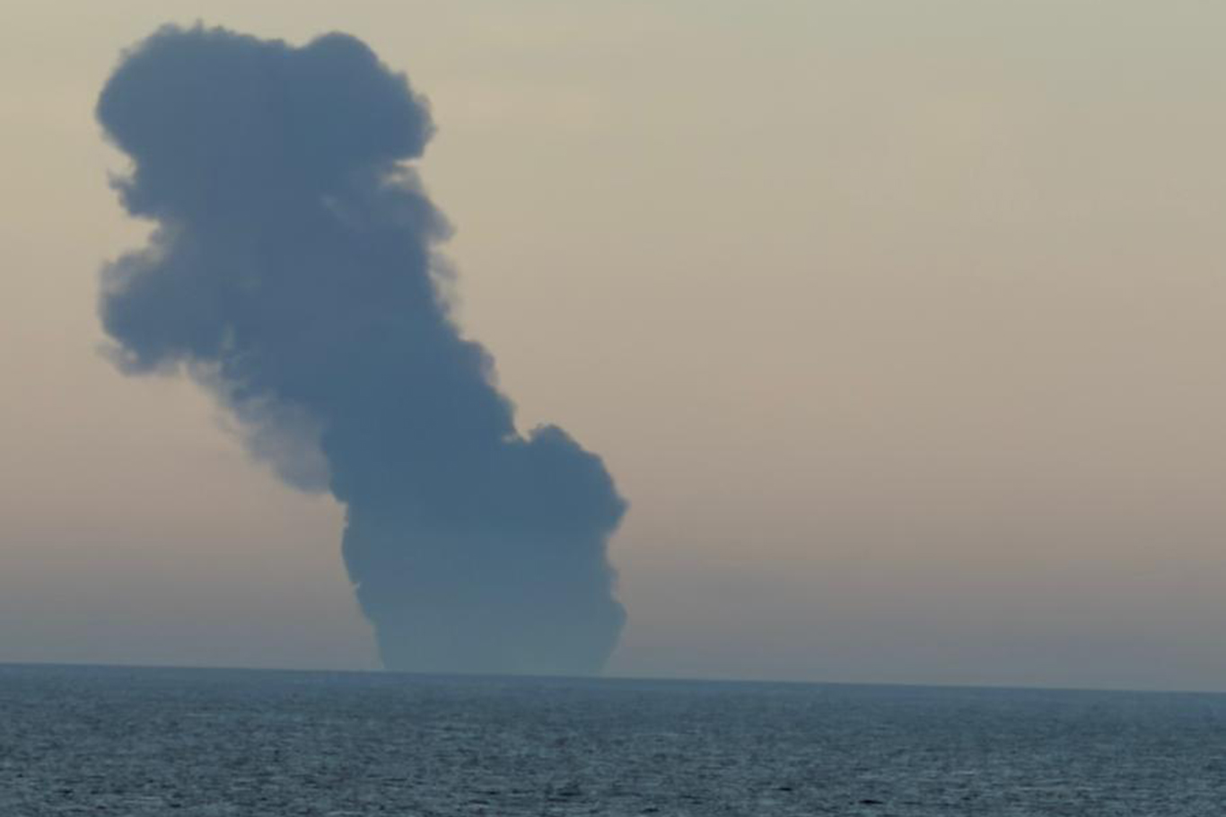 Karadeniz'de Rusya'ya giden tankerde patlama
