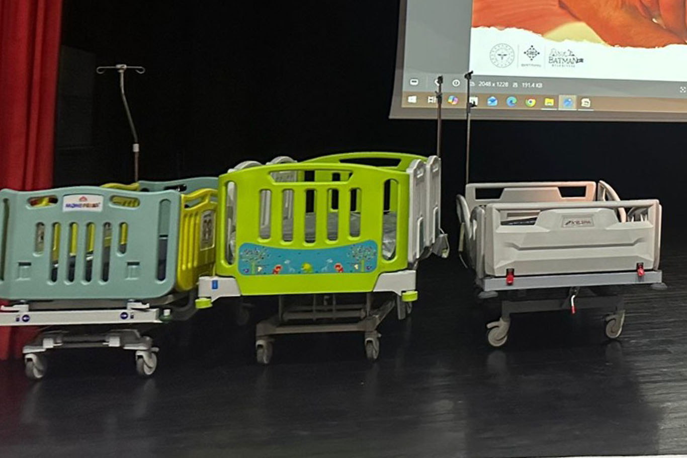 Batman'da çocuk hastalara fonksiyonel hasta yatağı desteği başladı;