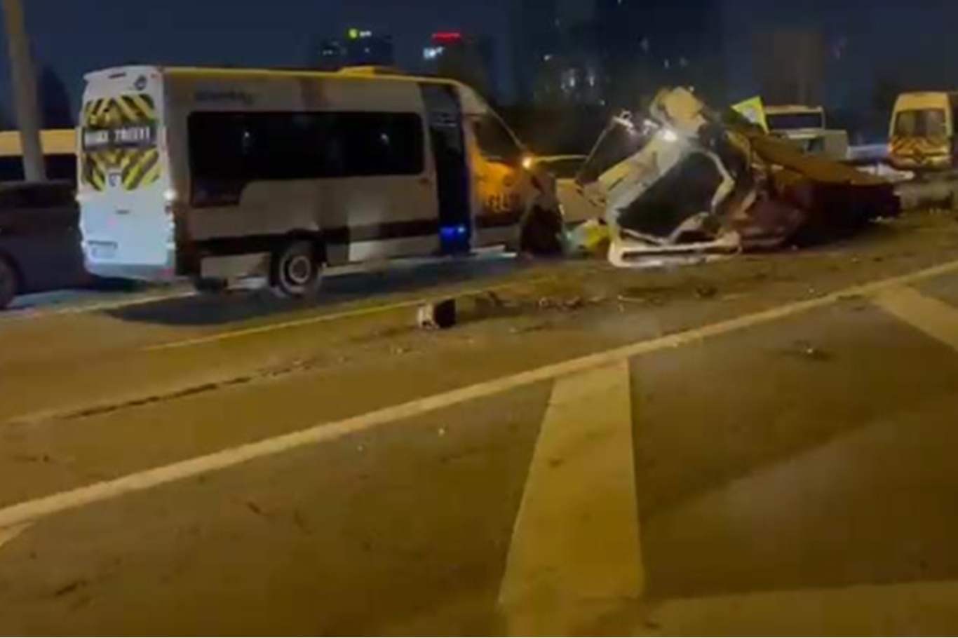 TEM Otoyolu’nda zincirleme kaza