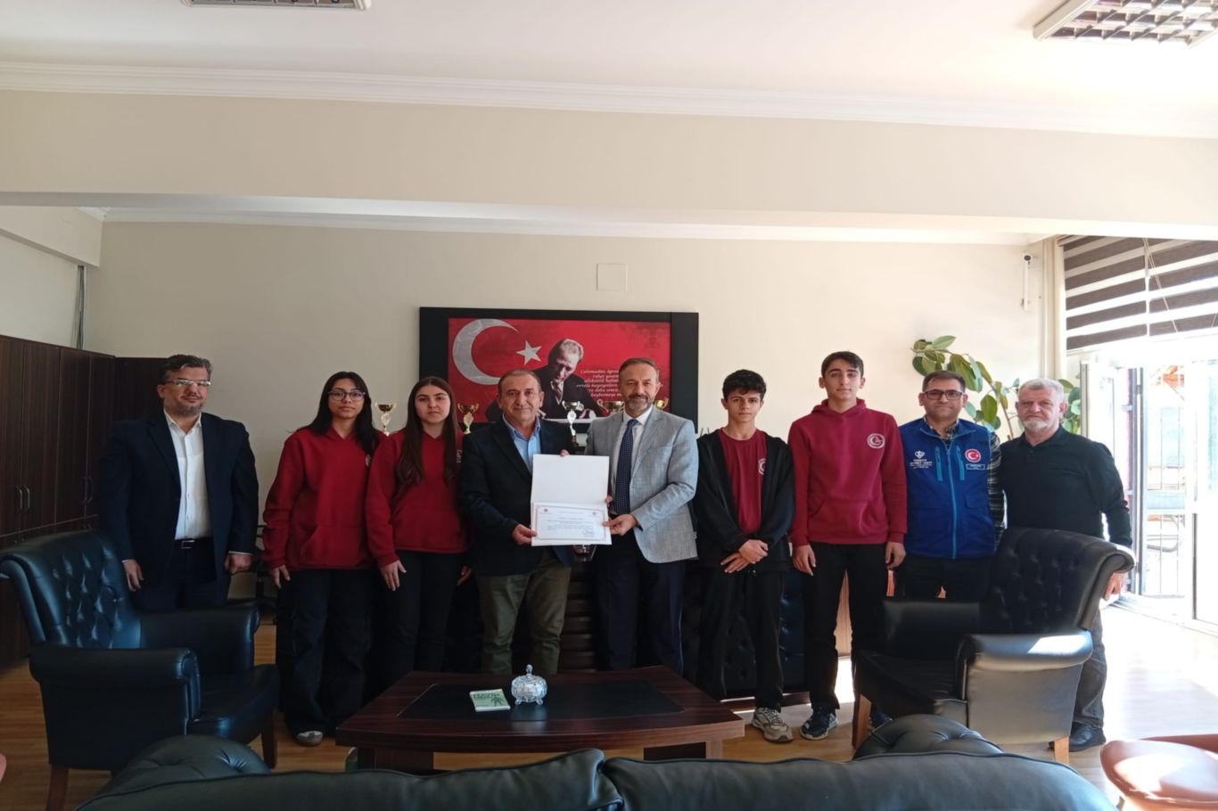 Gaziantep'te liseli öğrencilerden Gazze'ye anlamlı bağış;