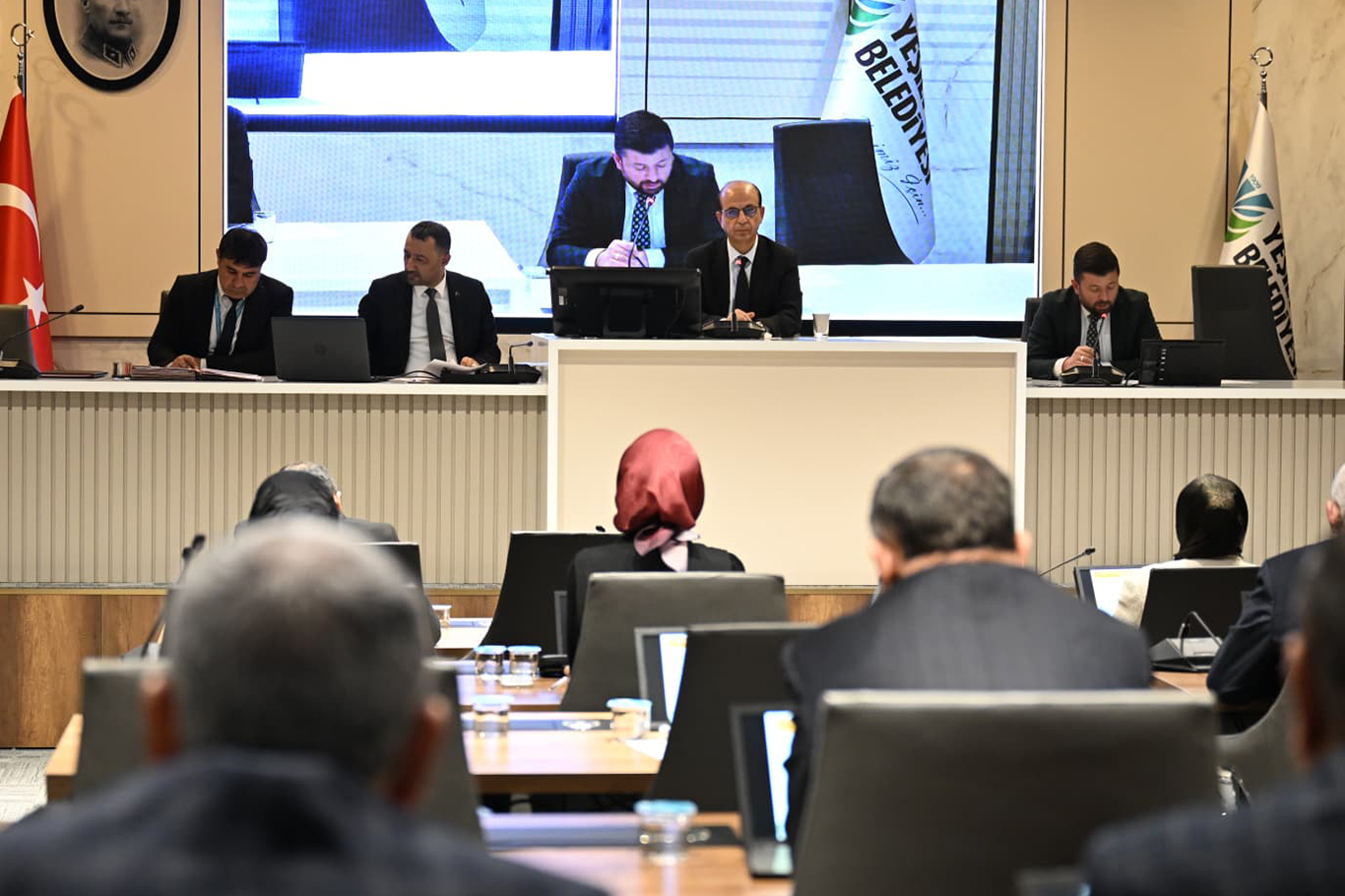 Yeşilyurt Belediye Meclisi, aralık ayı toplantılarına başladı;