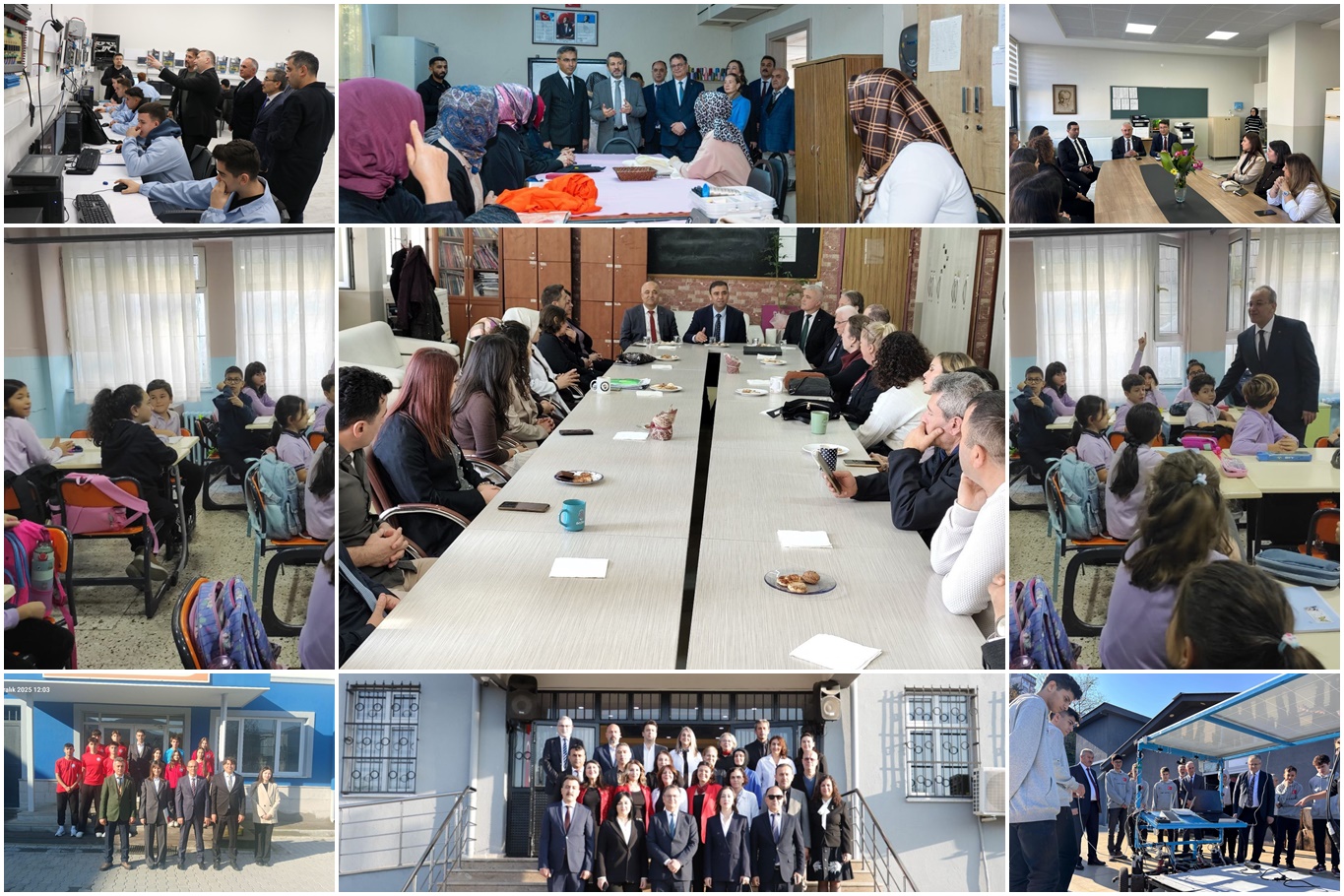 MEB birim amirleri, Zonguldak ve ilçelerinde saha ziyaretlerinde bulundu