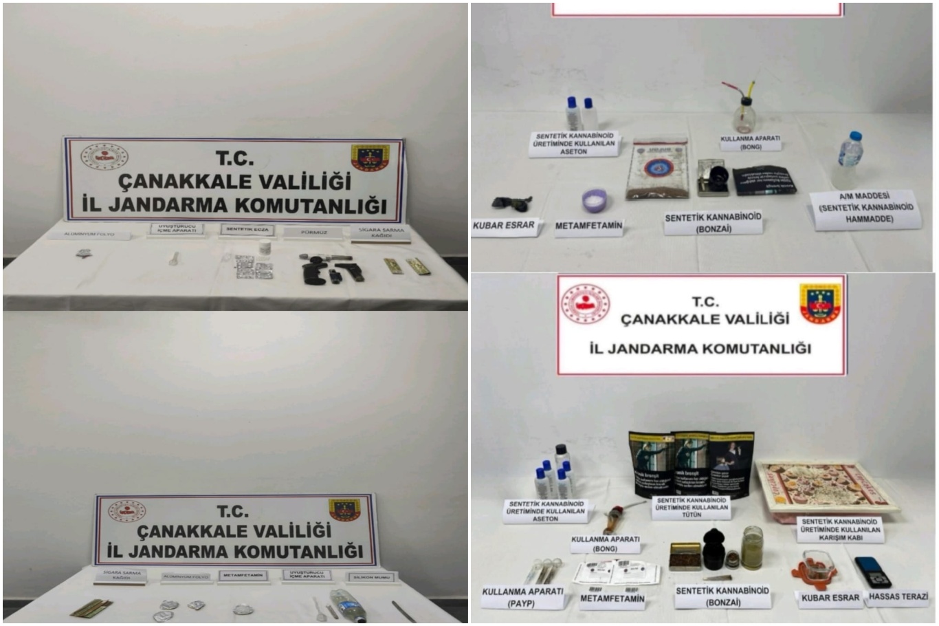 Çanakkale’de uyuşturucu operasyonlarında 11 şüpheli gözaltına alındı