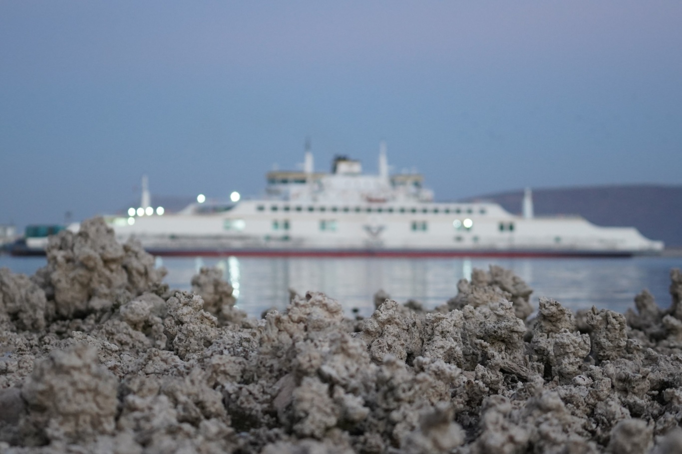 Van Gölü’nde sular çekildi, mikrobiyolitler ortaya çıktı;