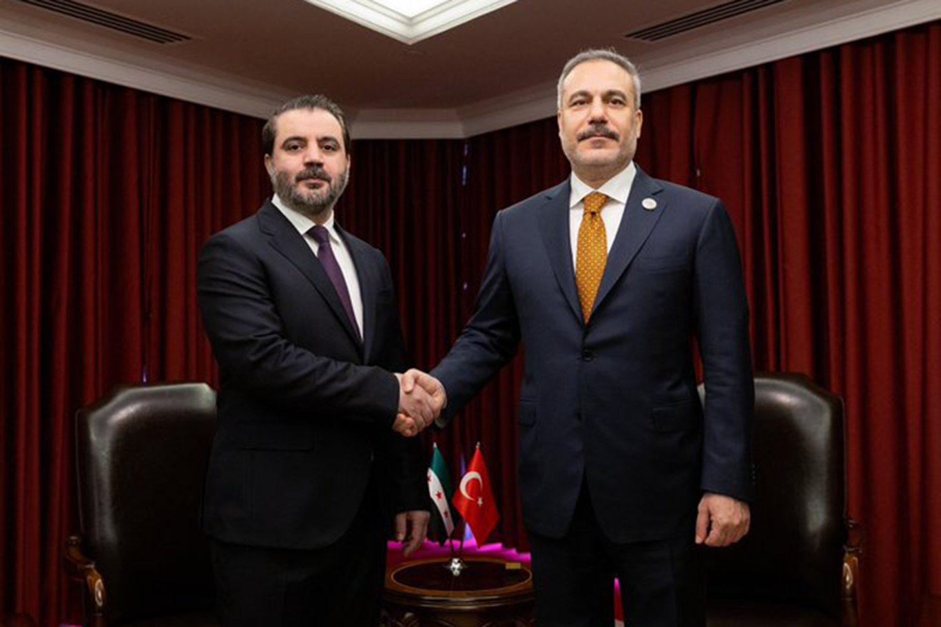 Dışişleri Bakanı Fidan, Suriyeli mevkidaşı ile görüştü;