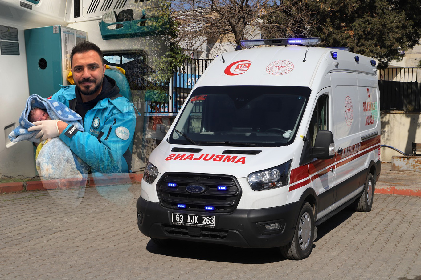 Şanlıurfa’da ambulansta doğum;