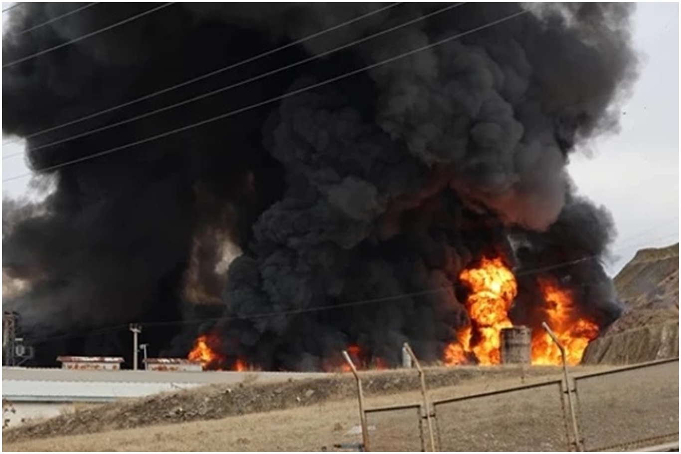 Kırıkkale OSB’de kimya fabrikasında büyük yangın;