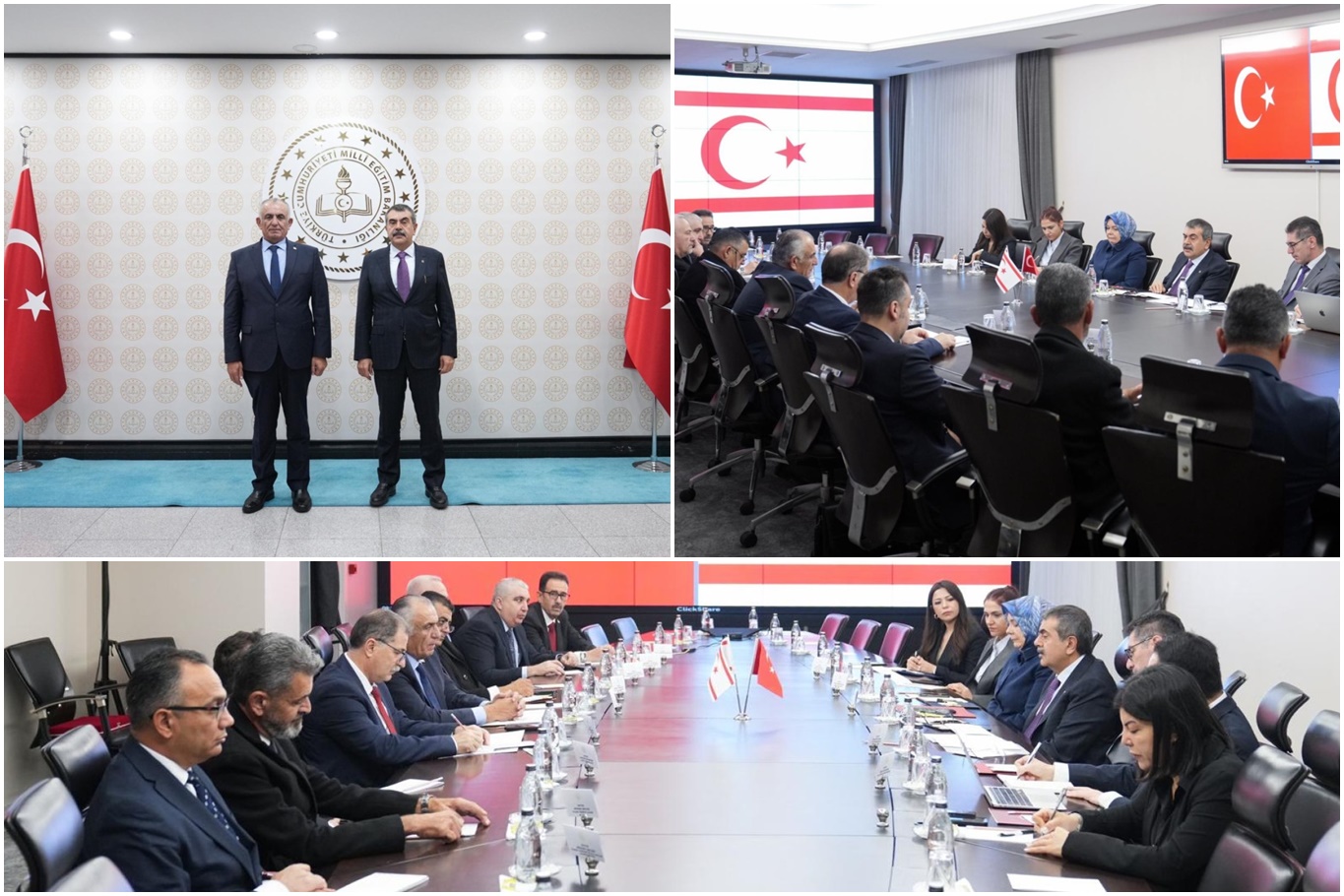 Bakan Tekin KKTC'li mevkidaşı Çavuşoğlu ile bir araya geldi