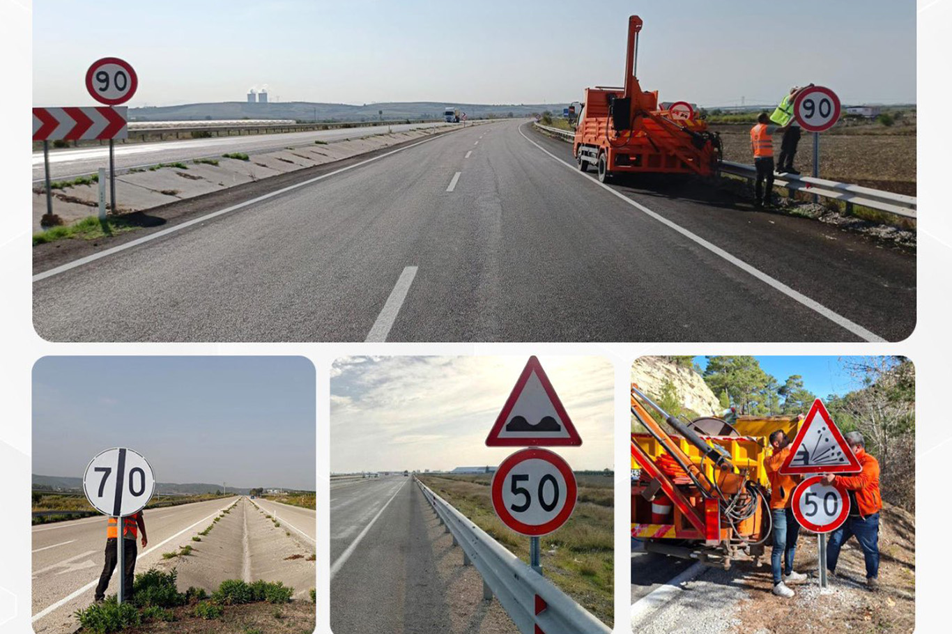 Karayollarında 58 binin üzerinde trafik levhası kaldırıldı