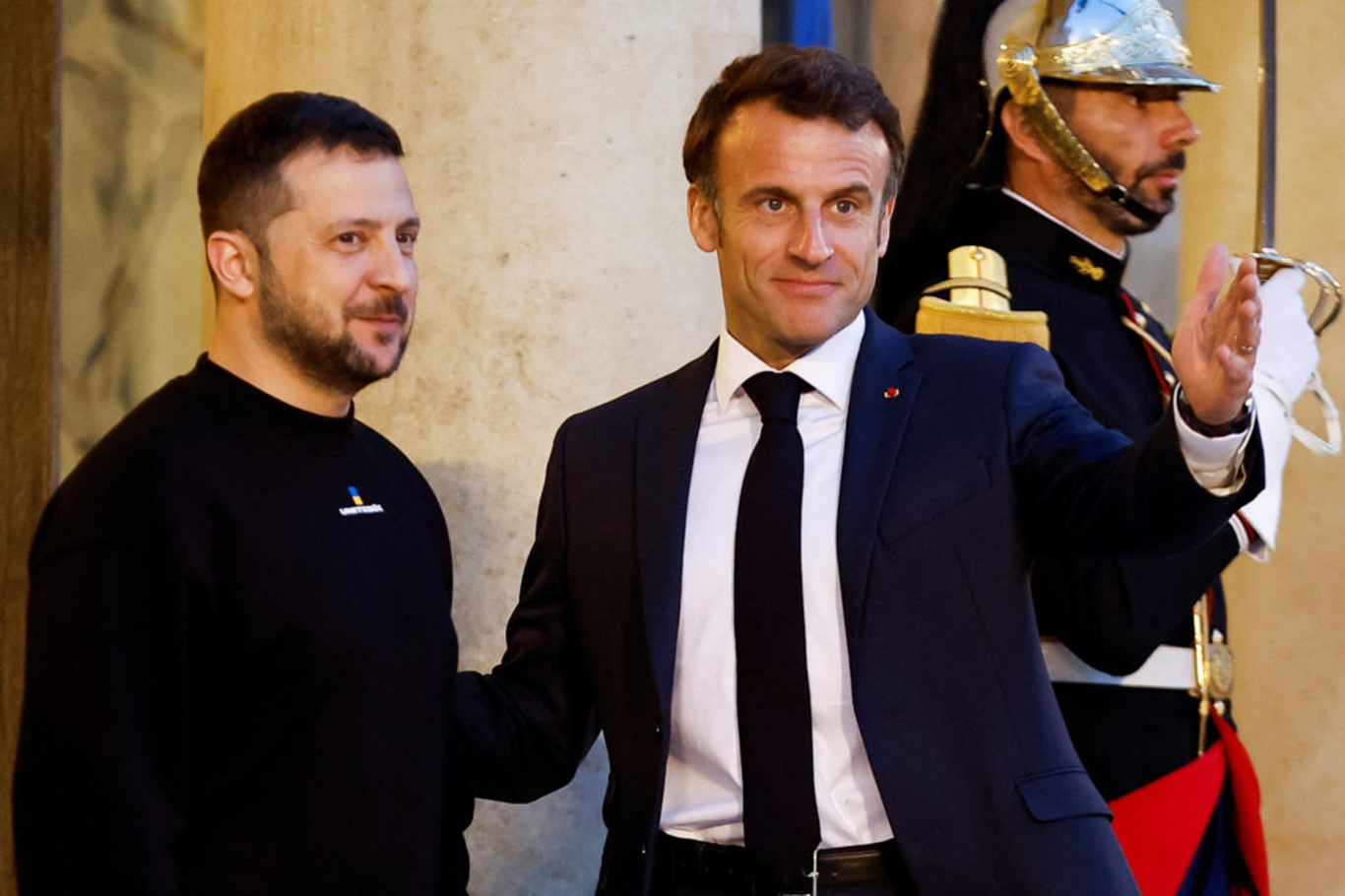 Ukrayna Devlet Başkanı Zelenskiy, Fransa'da