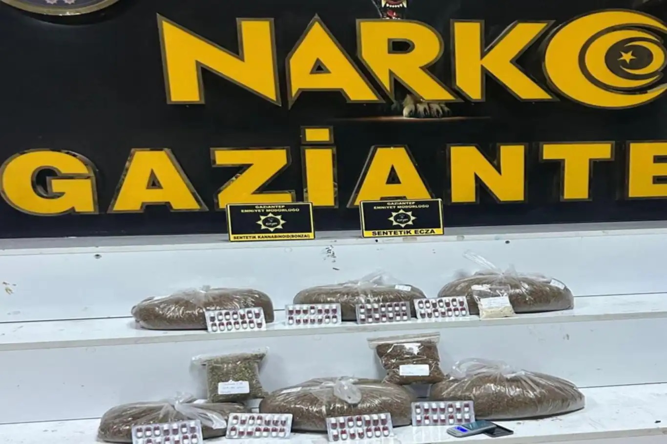 Gaziantep'te 2025'te 612 kilogram uyuşturucu ele geçirildi