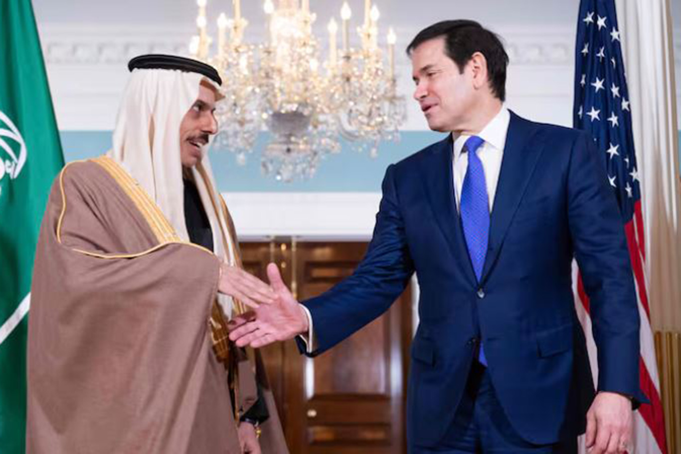 Suudi Arabistan Dışişleri Bakanı, ABD’li mevkidaşı Rubio ile görüştü