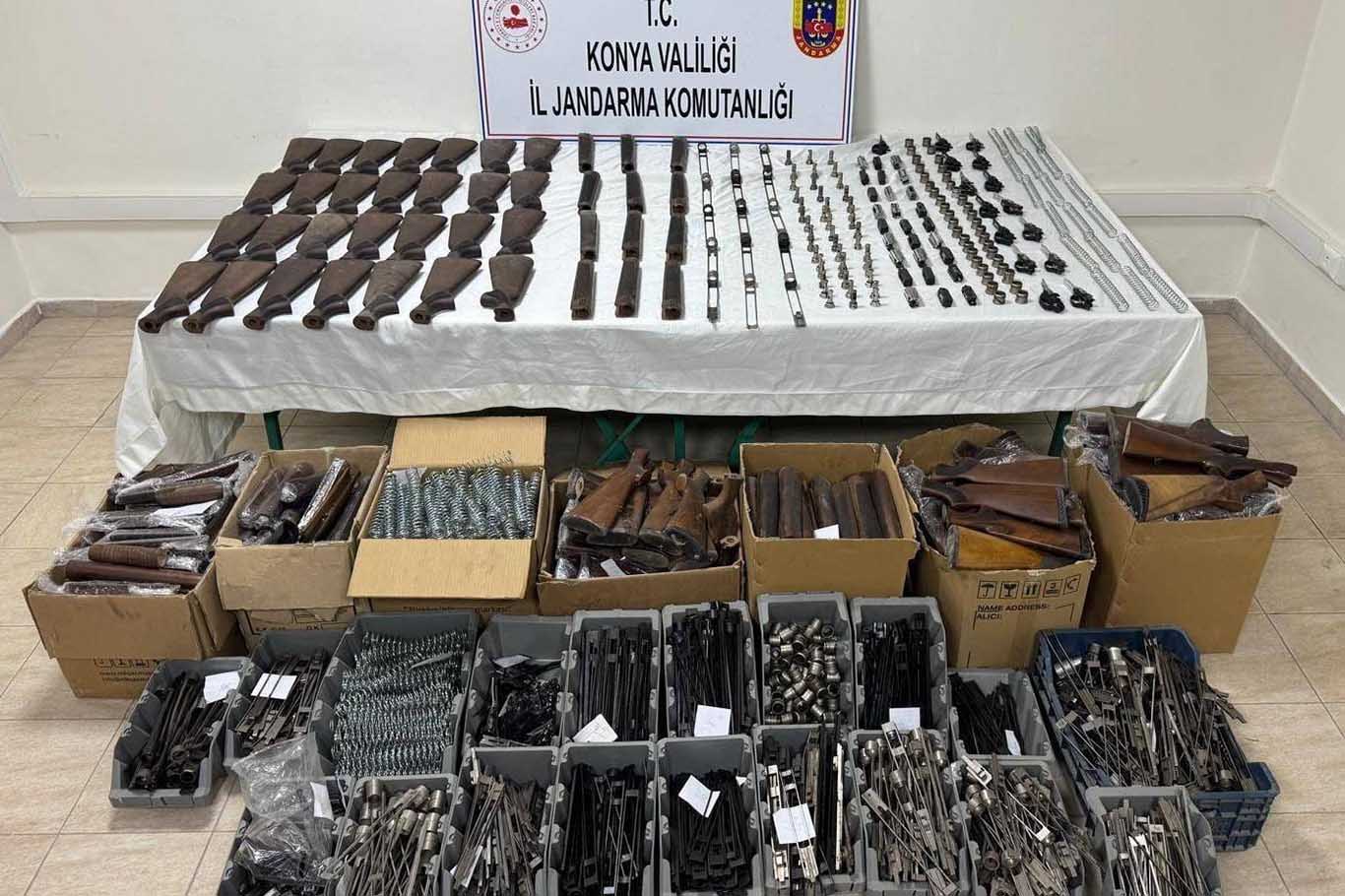 Konya Beyşehir’de silah operasyonu
