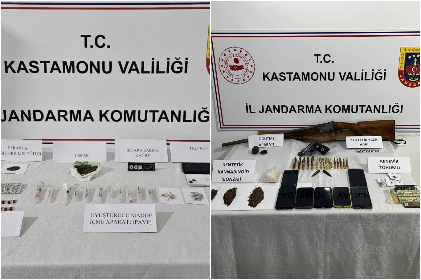 Kastamonu’da uyuşturucu operasyonu: 19 gözaltı