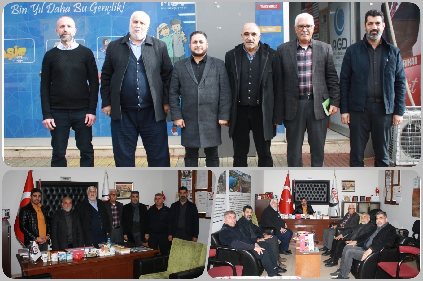 HÜDA PAR Mersin İl Başkanı Salih Demir’den STK’lara ziyaret