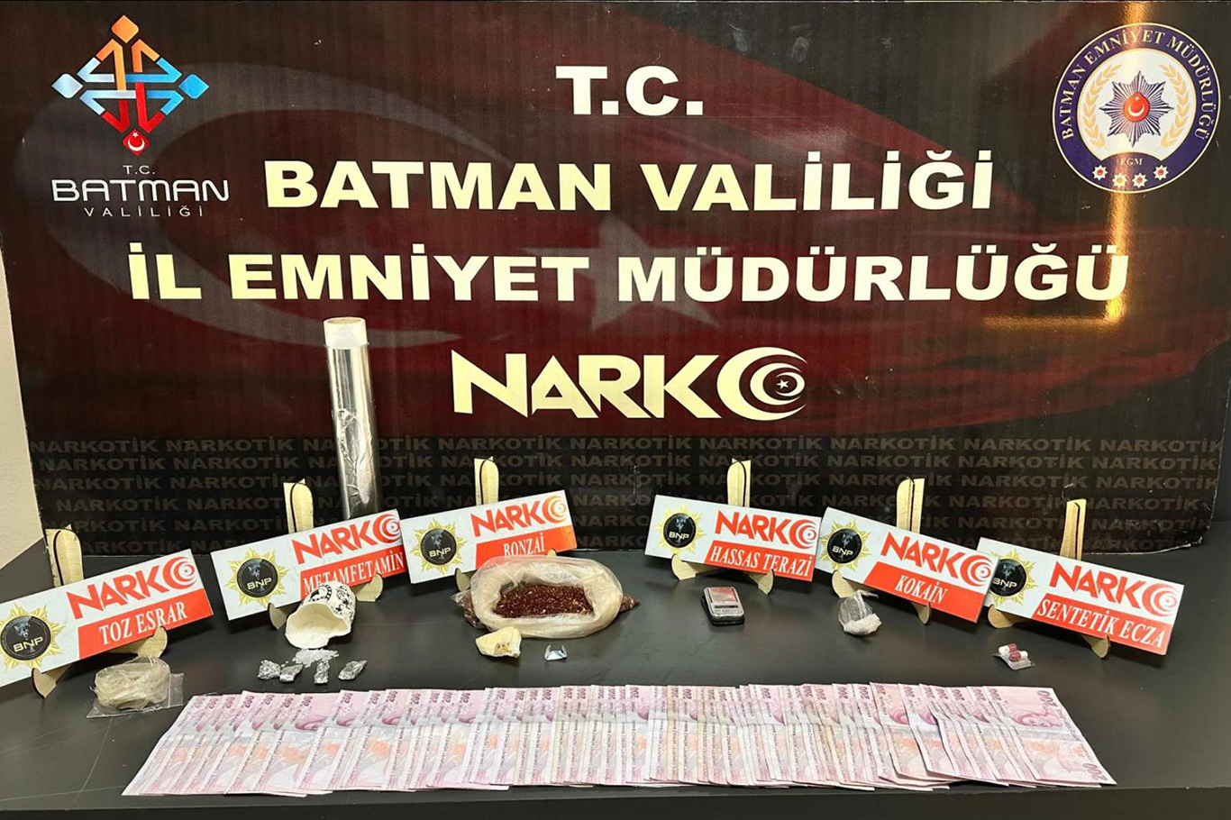 Batman'da uyuşturucu operasyonu: 5 şüpheli tutuklandı
