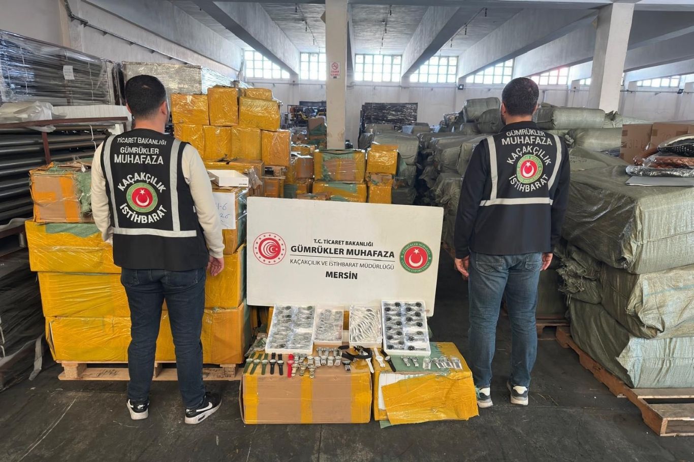 Mersin gümrüğünde kaçakçılık operasyonu