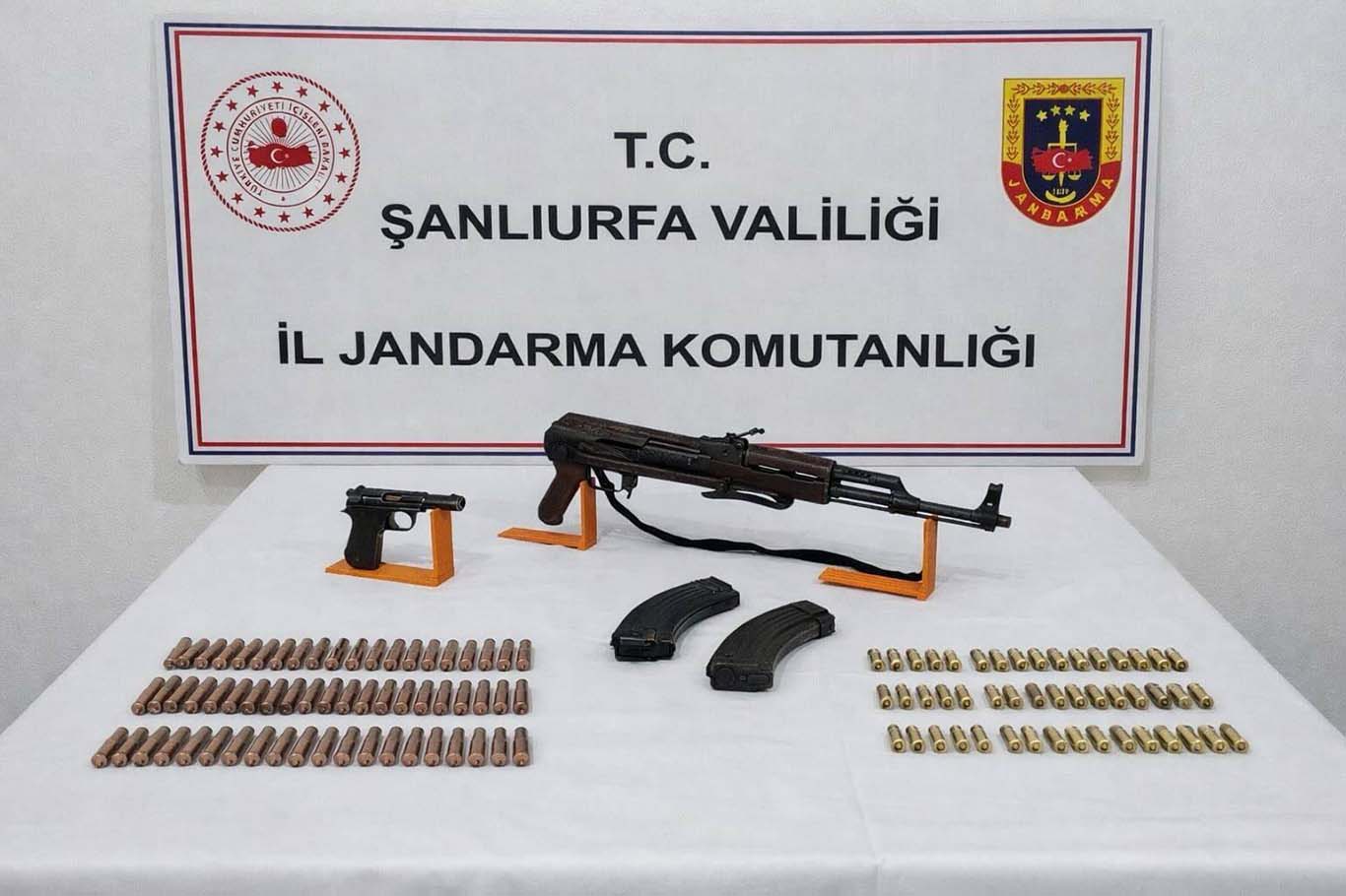 Şanlıurfa’da ruhsatsız silah operasyonu: Piyade tüfeği ve mühimmat ele geçirildi