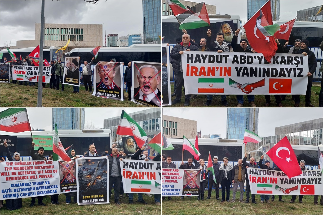 ABD’nin İran tehdidine ve Gazze’deki katliamlara Ankara’dan protesto