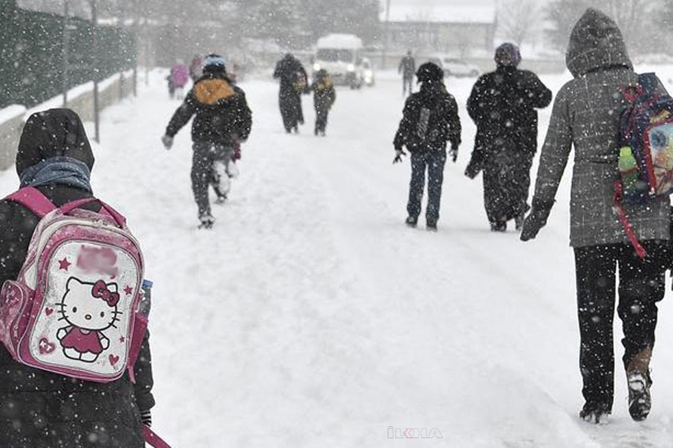 Ağrı ve Van'da eğitime kar engeli
