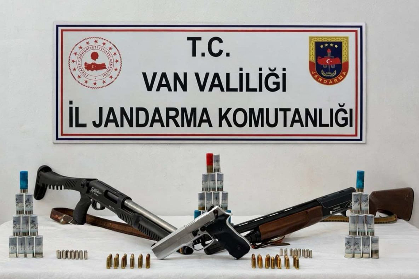 Van’da ruhsatsız silah operasyonu: 1 gözaltı