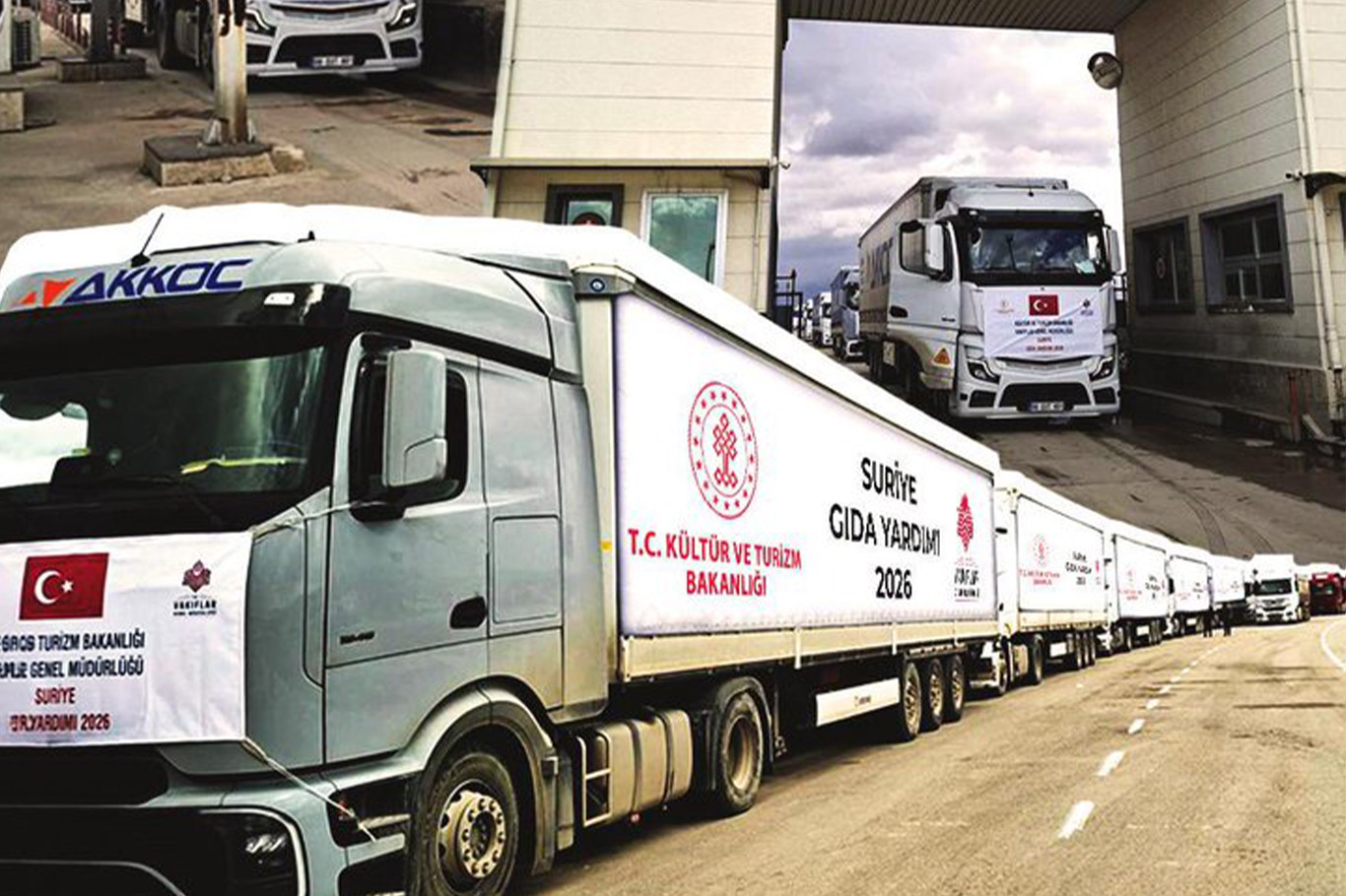 Vakıflar Genel Müdürlüğünden Suriye’nin kuzeyine 20 bin gıda kolisi