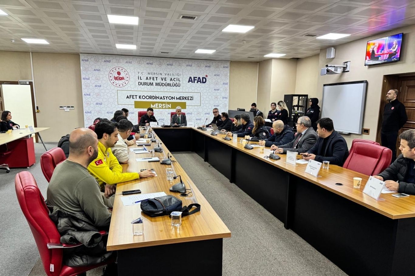 Mersin’de beklenen yağışlar nedeniyle AFAD merkezi aktif hâle getirildi