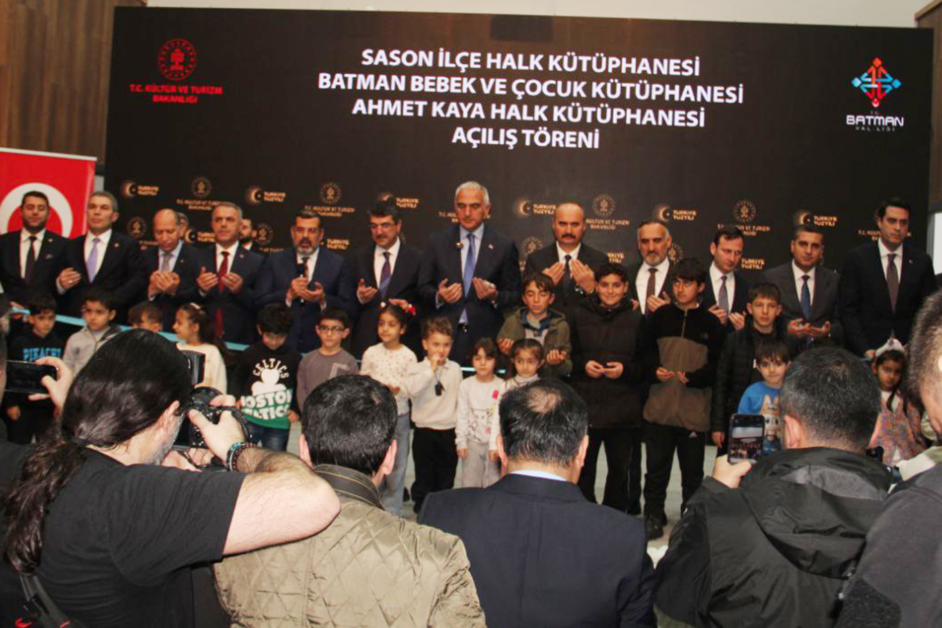 Bakan Ersoy, Batman'da 3 kütüphanenin toplu açılışını gerçekleştirdi