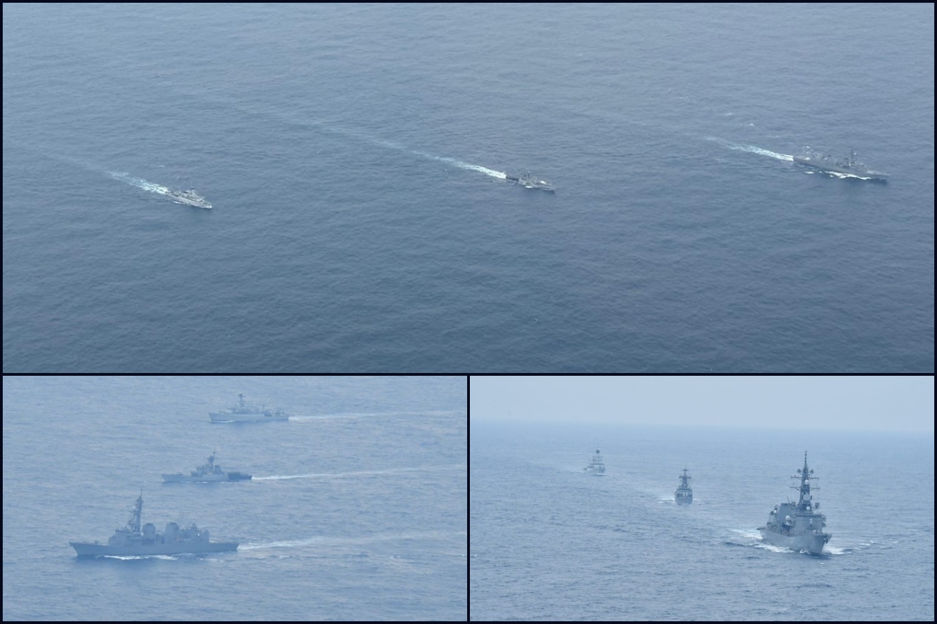 Andaman Denizi’nde güç gösterisi: Üç ülkeden ortak operasyon eğitimi