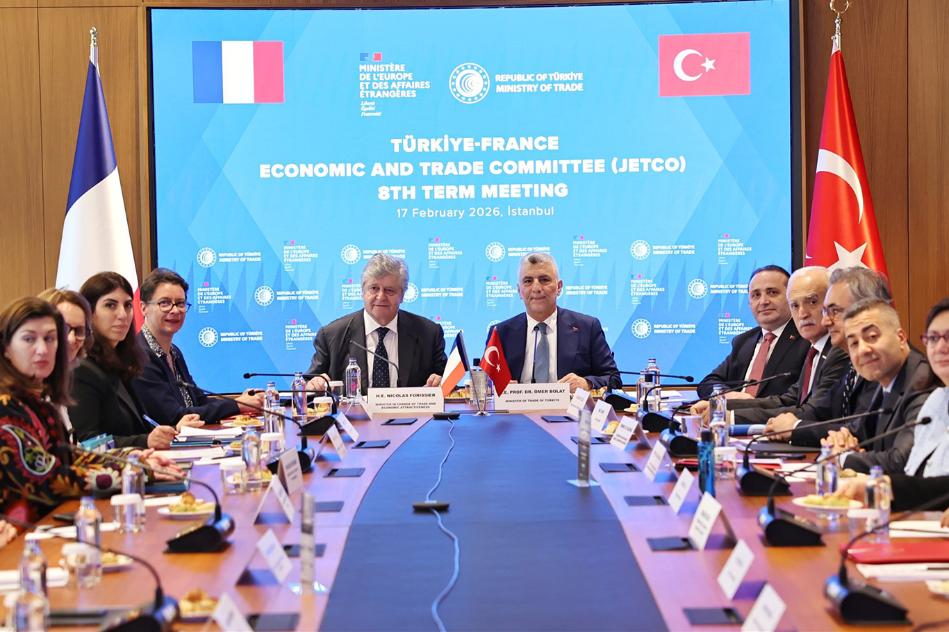 Türkiye-Fransa JETCO Toplantısı İstanbul’da gerçekleştirildi