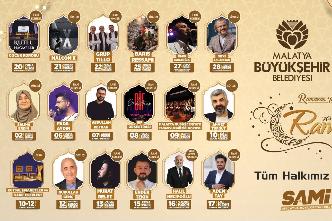 Malatya Büyükşehir Belediyesi Ramazan maneviyatını şehre taşıyor