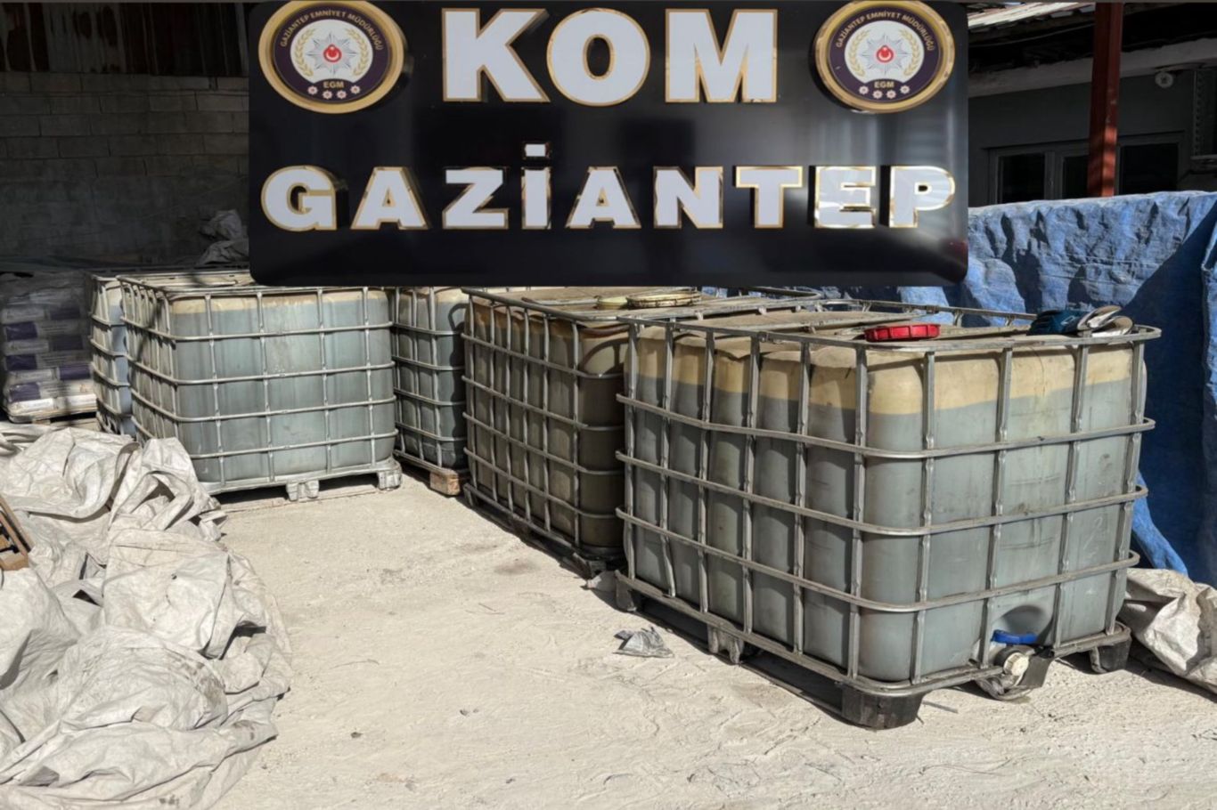 Gaziantep'te kaçak akaryakıt ele geçirildi