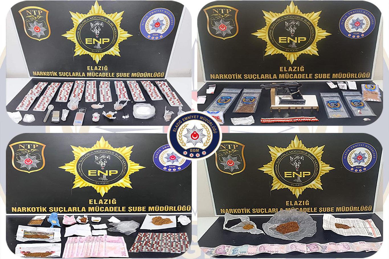 Elazığ’da uyuşturucu operasyonu: 14 tutuklama