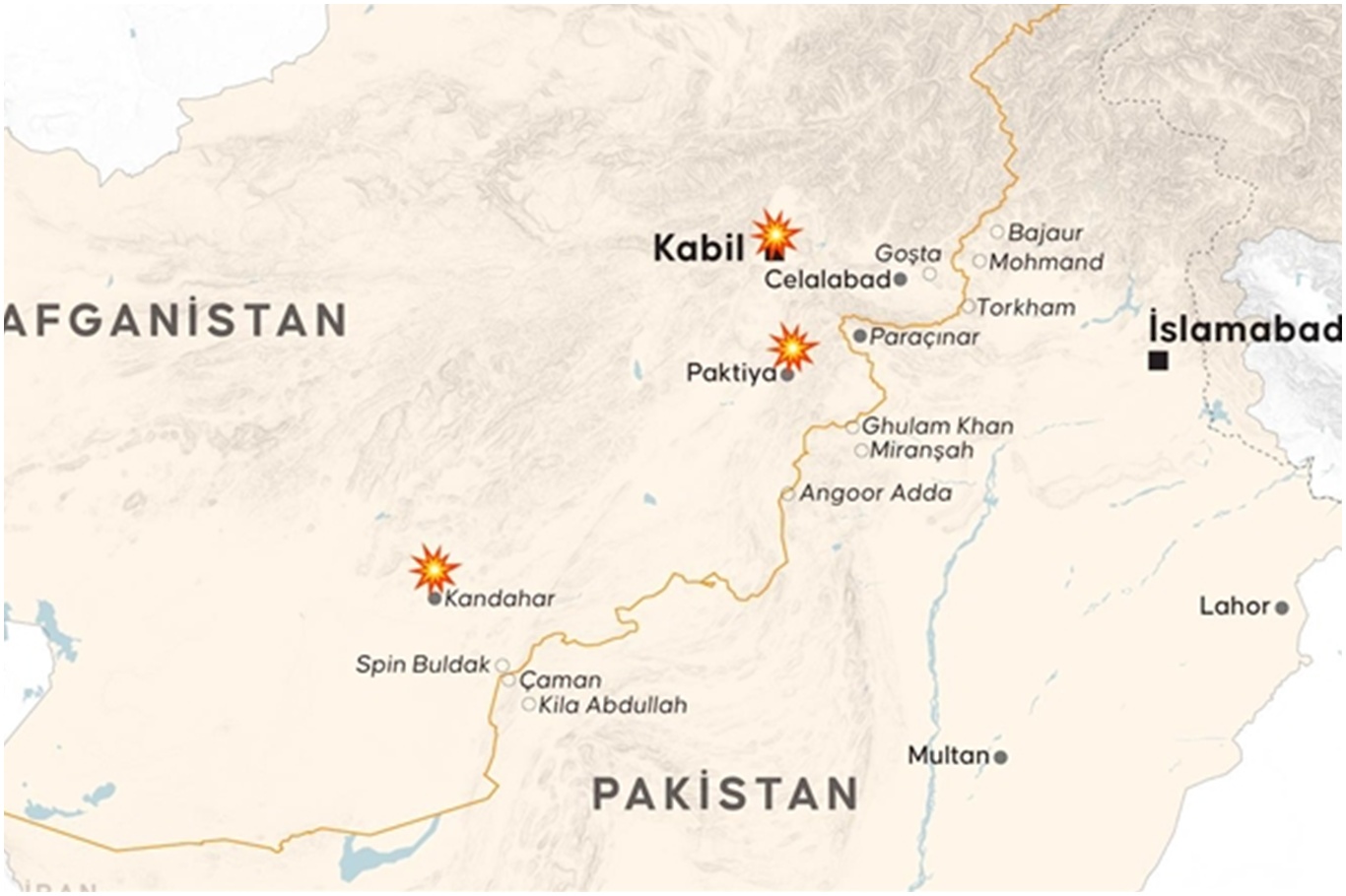 Afganistan’dan Pakistan’ın saldırılarına ilişkin açıklama