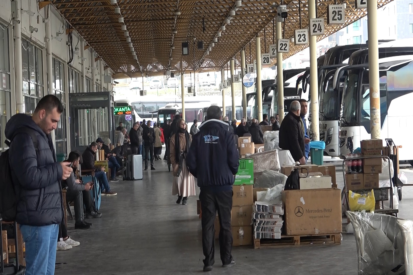 Bayram öncesi otogarda beklenen yoğunluk oluşmadı