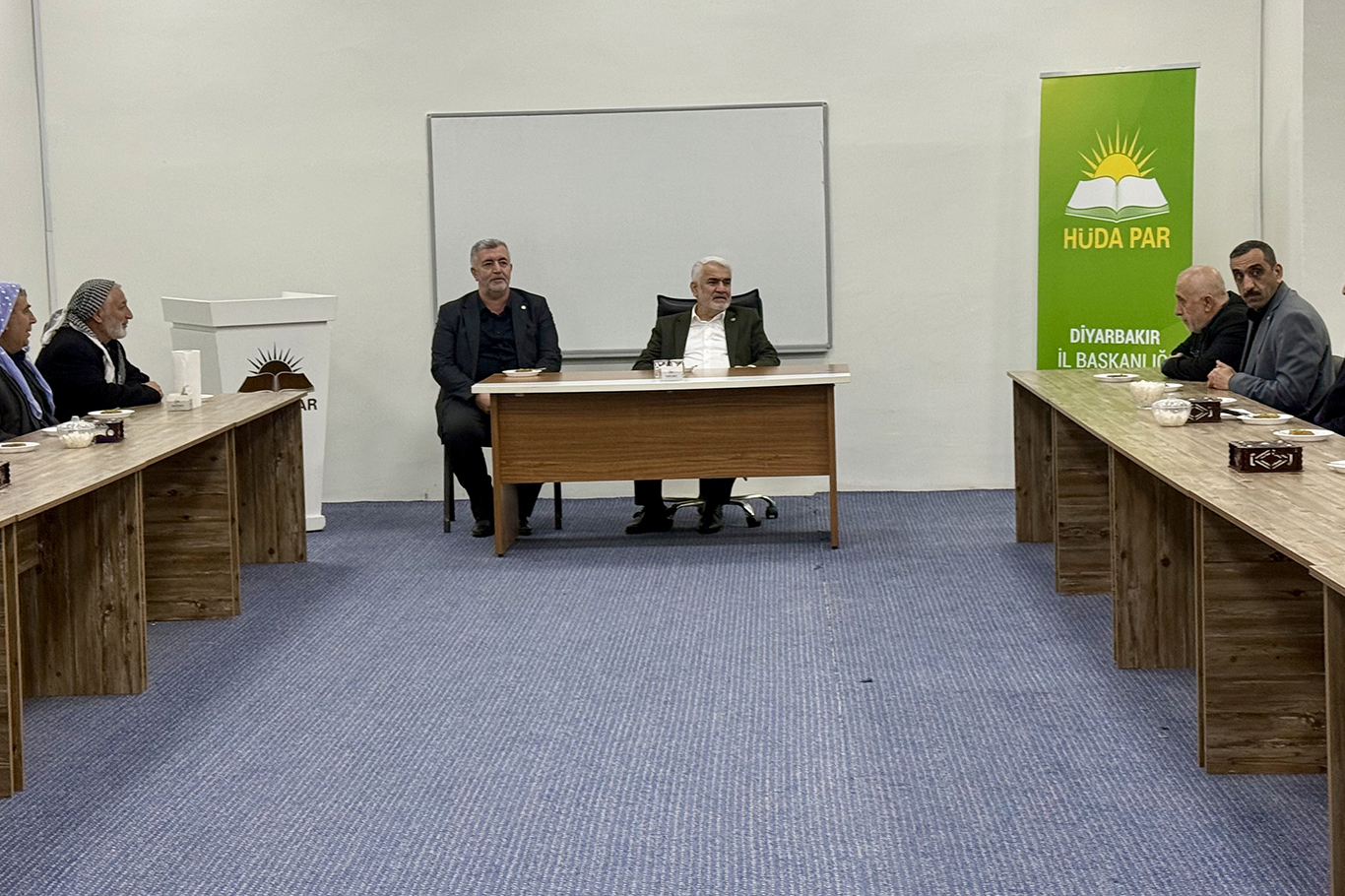 HÜDA PAR Genel Başkanı Yapıcıoğlu Diyarbakır’da partisinin bayramlaşma programına katıldı