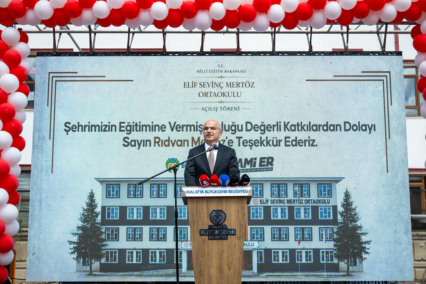 Malatya'da bir okul daha hizmete açıldı