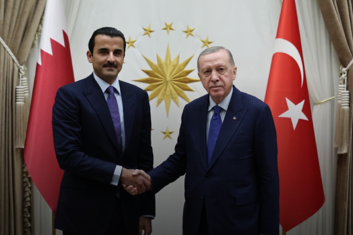 Cumhurbaşkanı Erdoğan, Katar Emiri Al Sani ile telefonda görüştü
