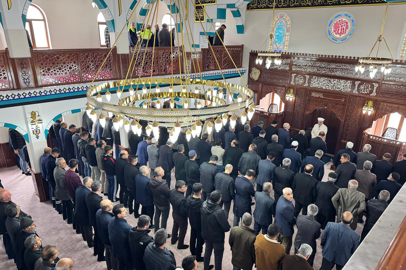 Malatya'da yapımı tamamlanan Sancaktar Camii ibadete açıldı 