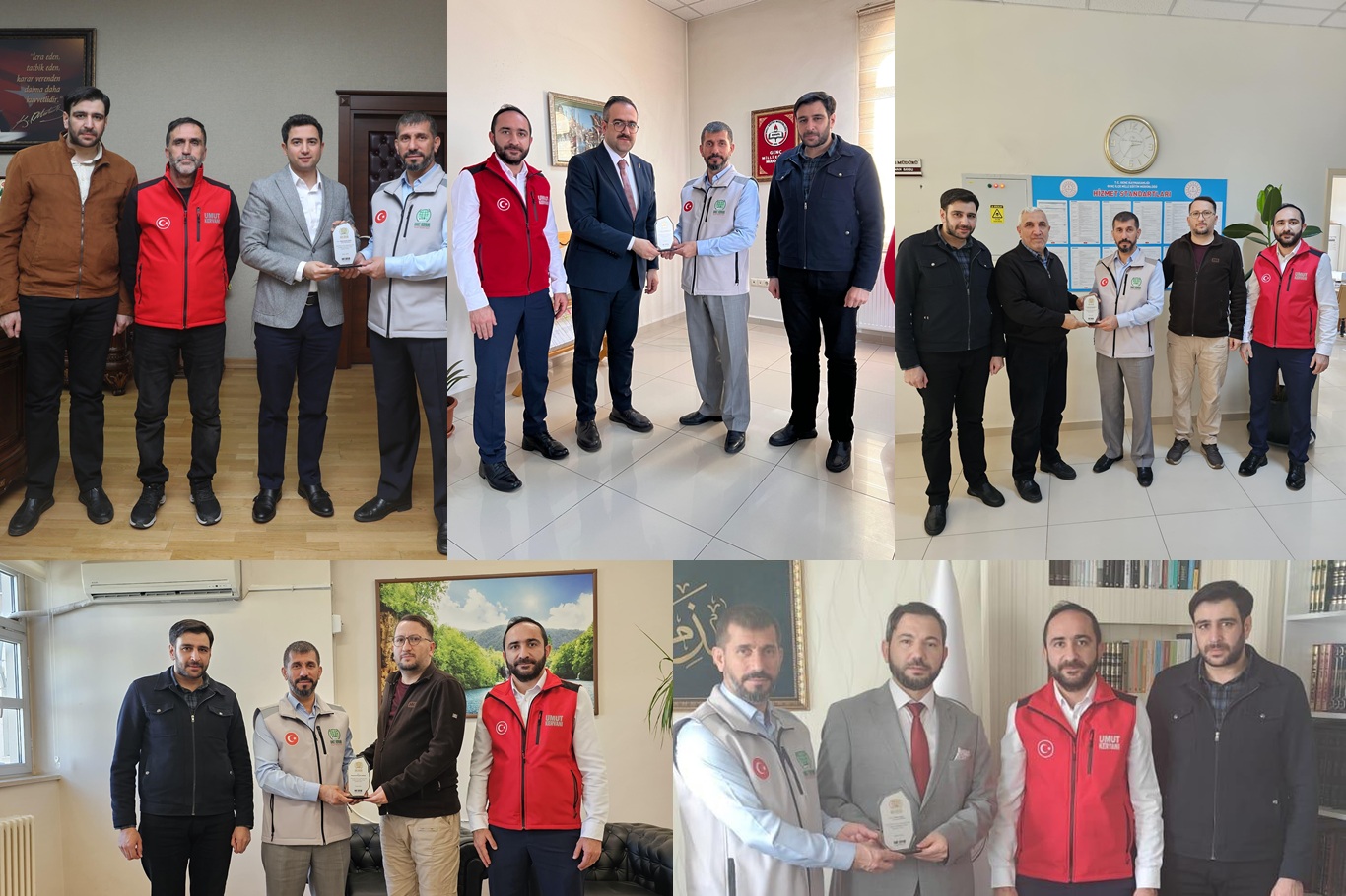 Umut Kervanı, Genç ilçesinde desteklerinden ötürü kurumlara teşekkür ziyareti