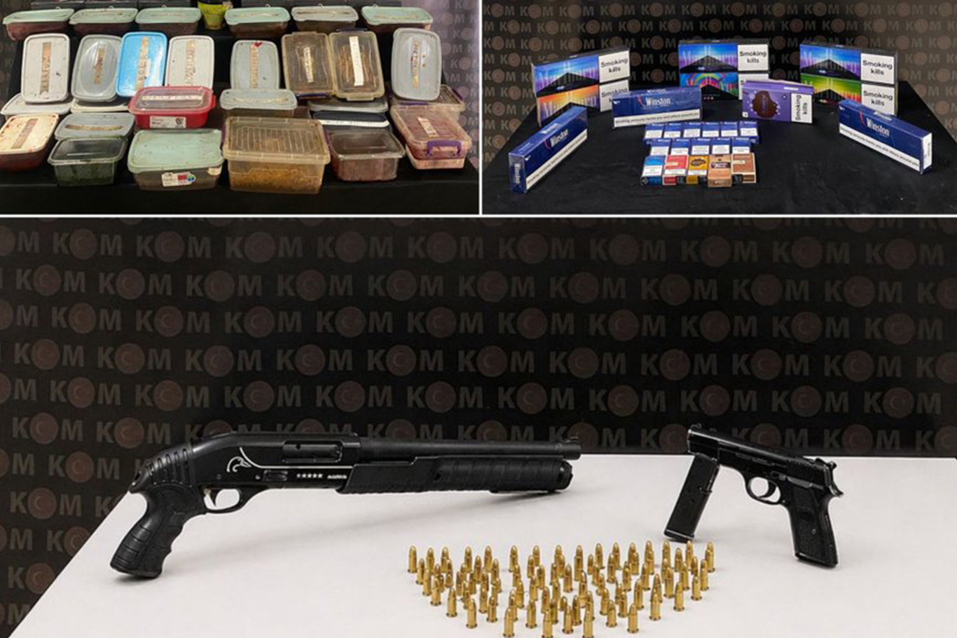 Bayburt’ta kaçakçılık operasyonu: Çok sayıda silah ele geçirildi