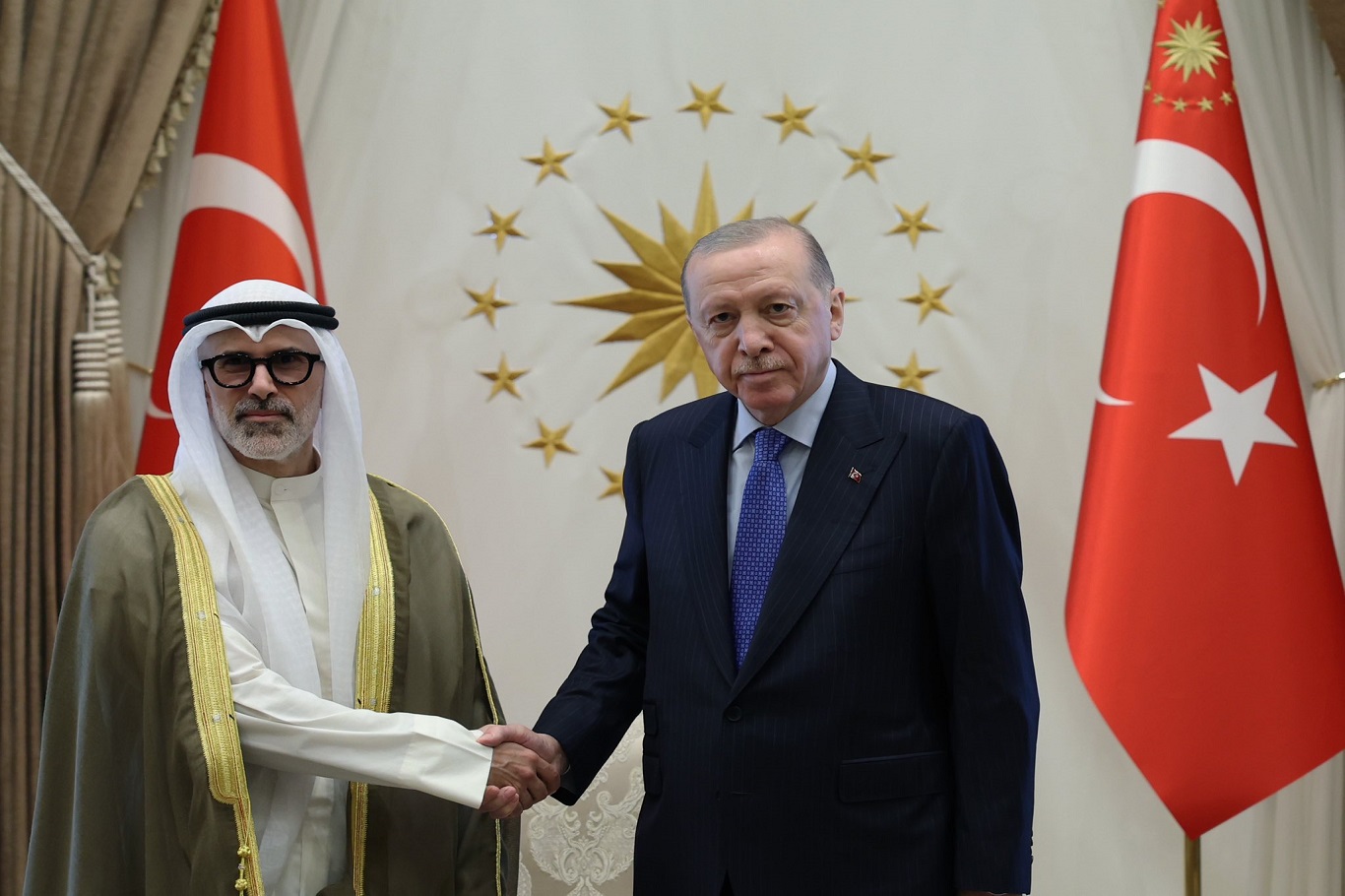 Cumhurbaşkanı Erdoğan, Kuveyt Dışişleri Bakanı Sabah’ı kabul etti