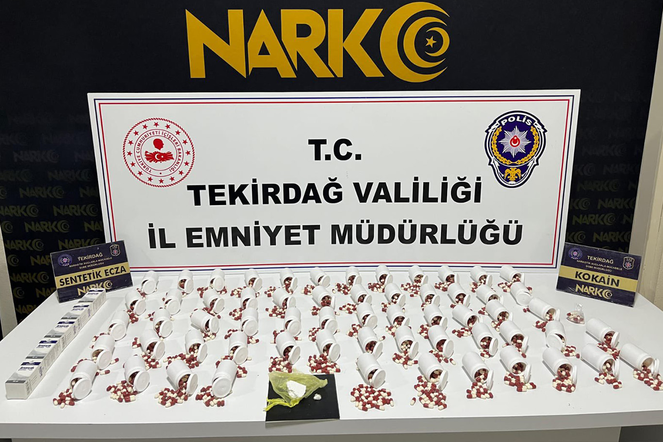 Tekirdağ’da uyuşturucu operasyonları: 133 kişiye işlem yapıldı