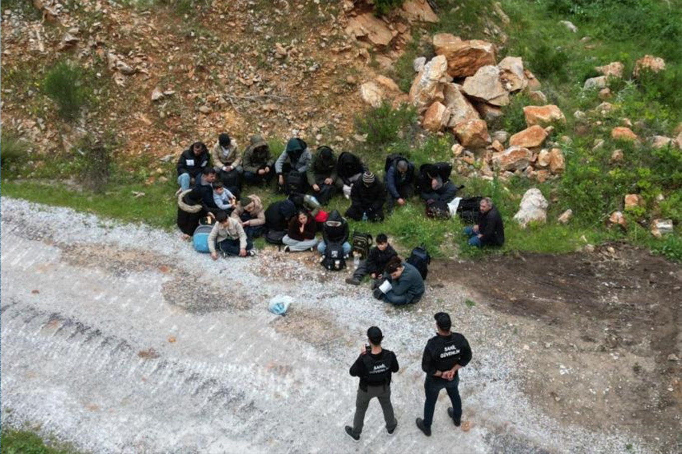 Rize’de 23 düzensiz göçmen yakalandı