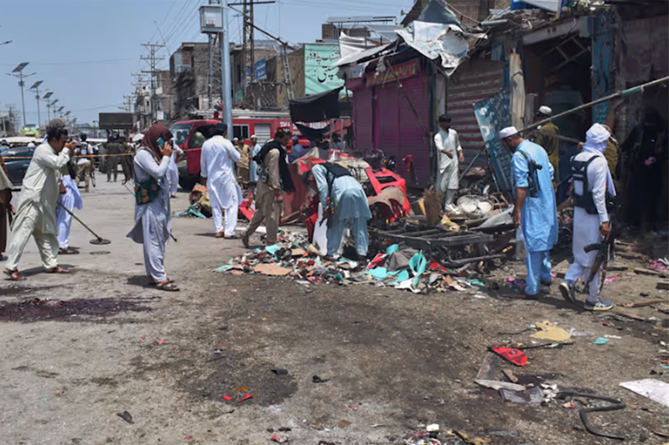 Pakistan'da pazar yerinde patlama: 9 ölü, 18 yaralı
