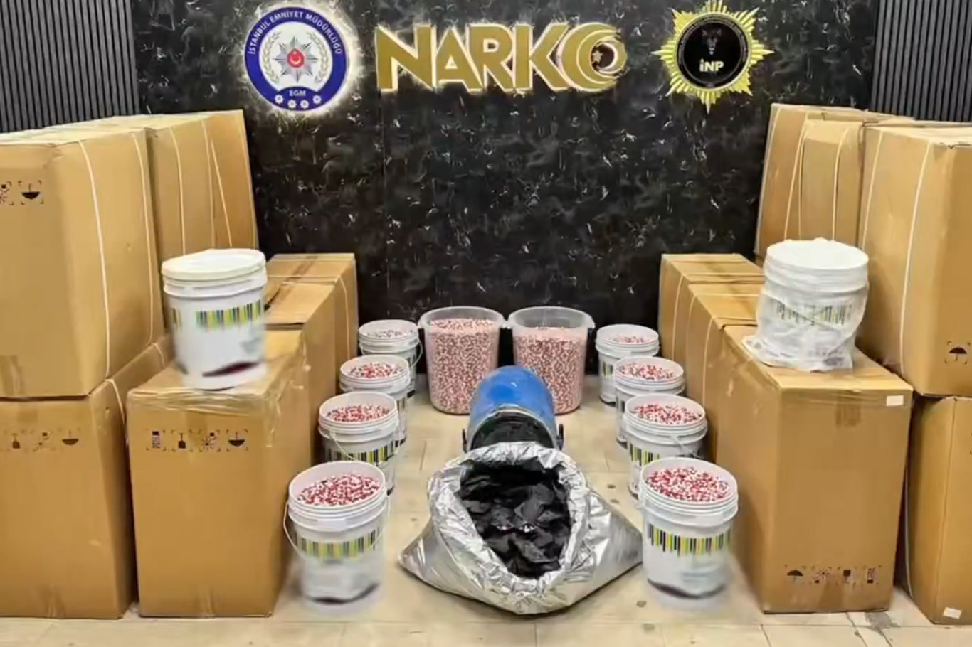 İstanbul’da narkotik operasyonu: 756 kilogram pregabalin ele geçirildi