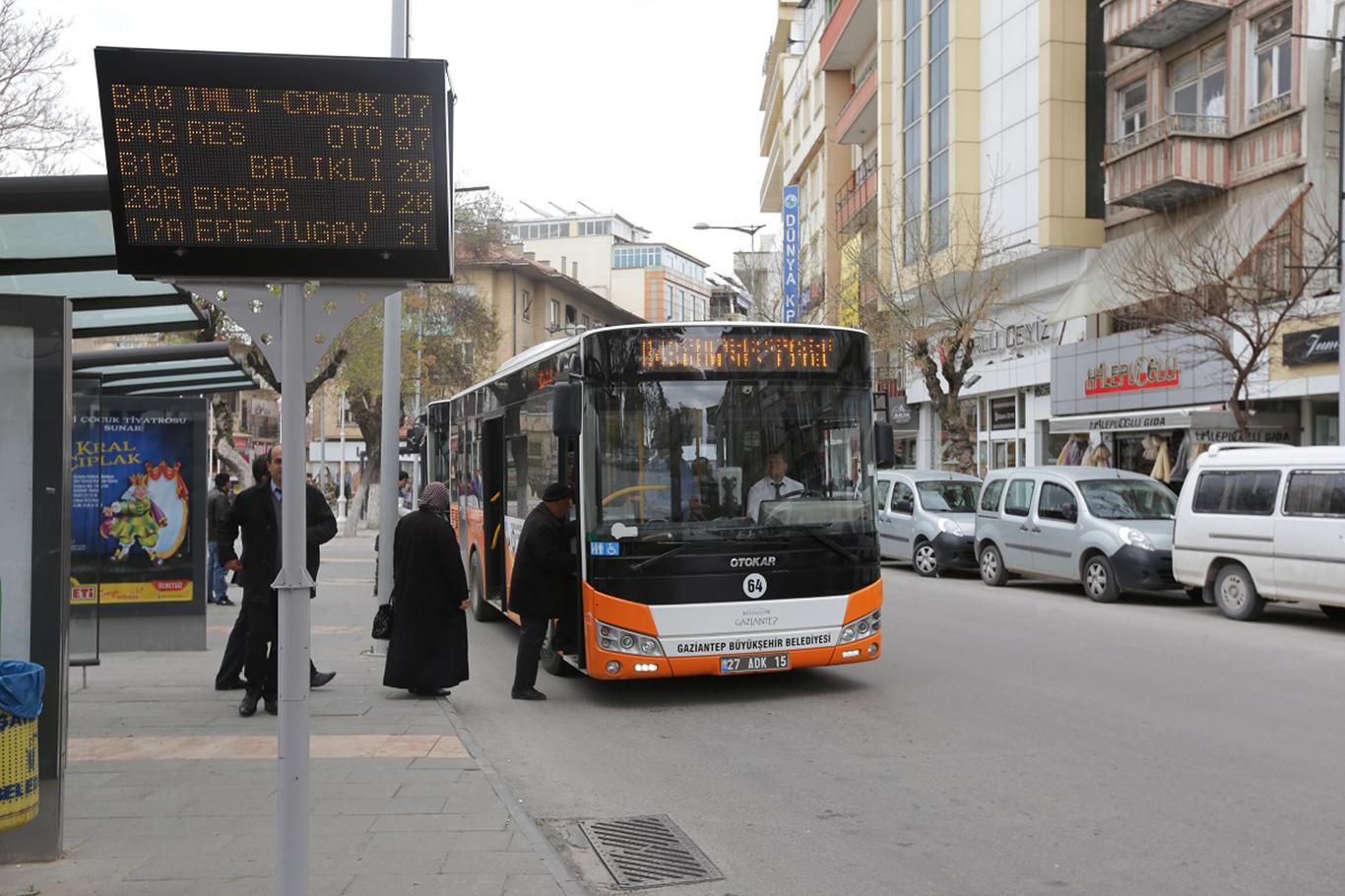 Gaziantep'te bayram boyunca toplu taşıma ücretsiz olacak