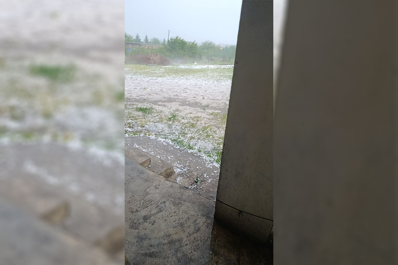 Şanlıurfa’da sağanak ve dolu yağışı tarım arazilerine zarar verdi